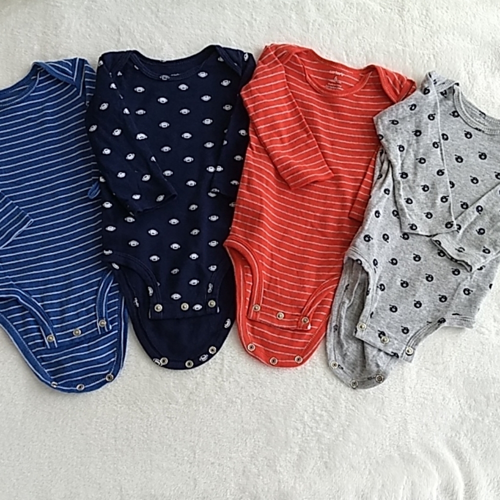 Carter's long sleeve onesies